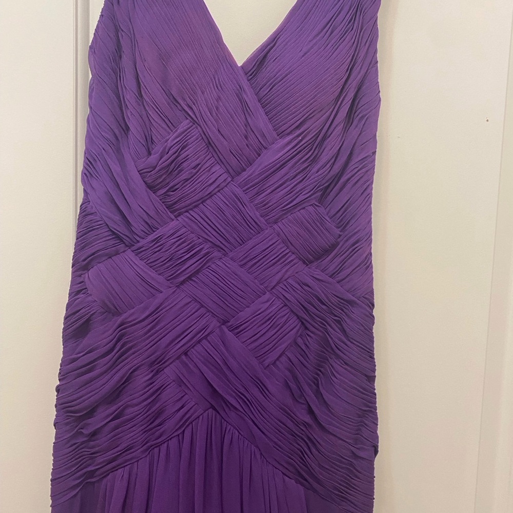 A beautiful evening in a rich plum colored gown!